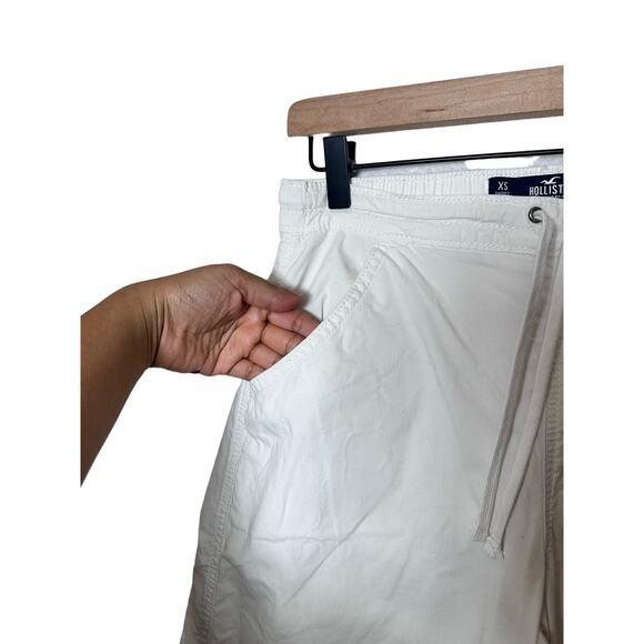 Hollister ULTRA HIGH RISE BAGGY PANTS in White Size XS Short - Picture 10 of 14